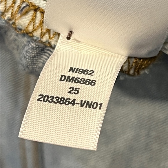 Madewell Mid-Rise Kick Out Jeans Frayed Cuffs Size 25 Waist Flare - Picture 11 of 14